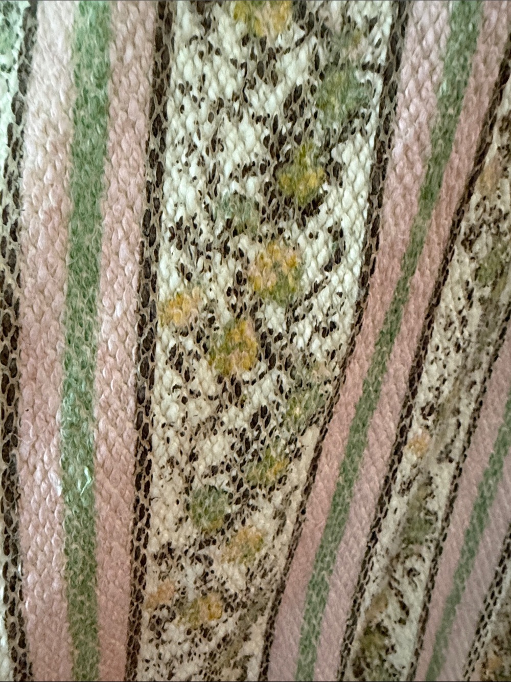 Free People Patchwork Zip-Up Hoodie in Pastel Multi with Coral Drawstrings - Picture 7 of 9